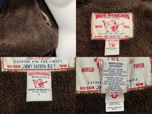 Load image into Gallery viewer, TRUE RELIGION トゥルー レリジョン JIMMY SHERPA BIG T ジミー シェルパ ビック T ブルー サイズ L 美品 中古 4c071323