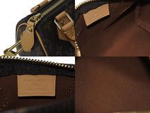 Load image into Gallery viewer, 極美品 LOUIS VUITTON ルイヴィトン ナノスピーディ 2WAYショルダーバッグ M81085 モノグラムキャンバス ブラウン 中古 4c071381