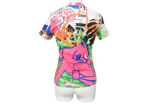 Load image into Gallery viewer, Christian Dior クリスチャンディオール 半袖Tシャツ 地図 マップ 1H12055026 フランス製 コットン マルチカラー 38 美品 中古 4c071391