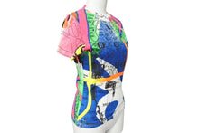 Load image into Gallery viewer, Christian Dior クリスチャンディオール 半袖Tシャツ 地図 マップ 1H12055026 フランス製 コットン マルチカラー 38 美品 中古 4c071391
