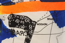 Load image into Gallery viewer, Christian Dior クリスチャンディオール 半袖Tシャツ 地図 マップ 1H12055026 フランス製 コットン マルチカラー 38 美品 中古 4c071391