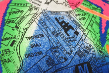 Load image into Gallery viewer, Christian Dior クリスチャンディオール 半袖Tシャツ 地図 マップ 1H12055026 フランス製 コットン マルチカラー 38 美品 中古 4c071391