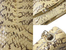 Load image into Gallery viewer, Dolce&Gabbana ドルチェアンドガッバーナ ワンショルダーバッグ クロコ調 レザー イエロー ゴールド金具 美品 中古 4c071448