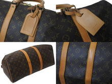 画像をギャラリービューアに読み込む, LOUIS VUITTON ルイヴィトン モノグラム キーポル45 ボストンバッグ M41428 ブラウン ゴールド金具 美品 中古 4c071467
