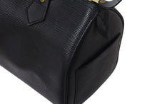 Load image into Gallery viewer, LOUIS VUITTON ルイヴィトン スピーディ25 ハンドバッグ M59022 エピレザー ブラック ゴールド金具 美品 中古 4c071483