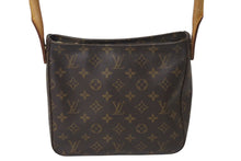 Load image into Gallery viewer, LOUIS VUITTON ルイヴィトン ルーピングMM ハンドバッグ M51146 モノグラム ゴールド金具 ブラウン 美品 中古 4c071491