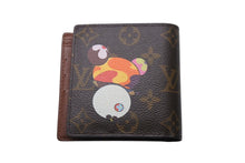 Load image into Gallery viewer, 極美品 LOUIS VUITTON ルイヴィトン ポルトフォイユ・マルコ M61666 二つ折り財布 村上隆 モノグラムパンダ 中古 4c071512