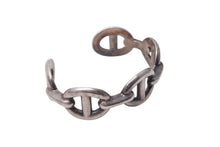 Load image into Gallery viewer, HERMES エルメス シェーヌダンクル アンシェネGM バングル ブレスレット ST AG925 シルバー 45.3g 美品 中古 4c071572
