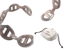 Load image into Gallery viewer, HERMES エルメス シェーヌダンクル アンシェネGM バングル ブレスレット ST AG925 シルバー 45.3g 美品 中古 4c071572