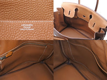 Load image into Gallery viewer, 極美品 HERMES エルメス BIRKIN バーキン30 ハンドバッグ トゴ ゴールド シルバー金具 □H刻印 中古 4c071608