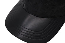 Load image into Gallery viewer, CHROME HEARTS クロムハーツトラッカーキャップ クロスパッチ セメタリー クロスボール シルバー 925 ブラック 美品 中古 4c071659