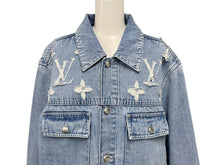 Load image into Gallery viewer, 新品未使用 LOUIS VUITTON ルイヴィトン 1AGING モノグラムデニム ダメージ ジャケット RM251MM PNB HSA18W サイズ48 中古 4c071663