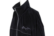 Load image into Gallery viewer, SEAN JOHN ショーンジョン veroa jacket ベロアトラック ジャケット サイズ XL ブラック コットン 美品 中古 4c071677