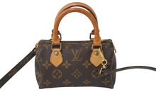 画像をギャラリービューアに読み込む, LOUIS VUITTON ルイヴィトン ミニスピーディ ハンドバッグ モノグラム M41534 PVC ブラウン ゴールド金具 良品 中古 4c071750