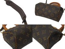 画像をギャラリービューアに読み込む, LOUIS VUITTON ルイヴィトン ミニスピーディ ハンドバッグ モノグラム M41534 PVC ブラウン ゴールド金具 良品 中古 4c071750