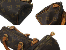 画像をギャラリービューアに読み込む, LOUIS VUITTON ルイヴィトン ミニスピーディ ハンドバッグ モノグラム M41534 PVC ブラウン ゴールド金具 良品 中古 4c071750