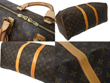画像をギャラリービューアに読み込む, LOUIS VUITTON ルイヴィトン モノグラム キーポル45 ボストンバッグ M41428 ブラウン ゴールド金具 美品 中古 4c071834