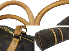 画像をギャラリービューアに読み込む, LOUIS VUITTON ルイヴィトン キーポル55 ボストンバッグ M41414 モノグラム ブラウン ゴールド金具 美品 中古 4c071879