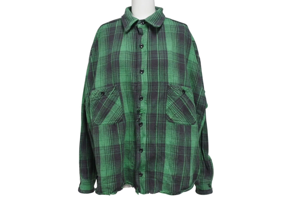 SSZ FUNK CHK Shirt Lサイズ SSZ. FUNK CHK shirt グレー Sサイズ 新品未使用 完売品 - メルカリ