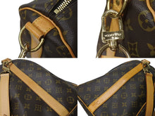 Load image into Gallery viewer, LOUIS VUITTON ルイヴィトン キーポル バンドリエール 50 ボストンバッグ PVC ヌメ革 M41416 美品 中古 4c072797