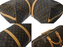 Load image into Gallery viewer, LOUIS VUITTON ルイヴィトン キーポル バンドリエール 50 ボストンバッグ PVC ヌメ革 M41416 美品 中古 4c072797