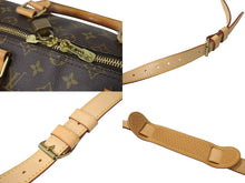 Load image into Gallery viewer, LOUIS VUITTON ルイヴィトン キーポル バンドリエール 50 ボストンバッグ PVC ヌメ革 M41416 美品 中古 4c072797