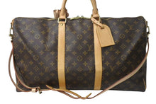 Load image into Gallery viewer, LOUIS VUITTON ルイヴィトン キーポル バンドリエール 50 ボストンバッグ PVC ヌメ革 M41416 美品 中古 4c072799