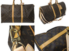 Load image into Gallery viewer, LOUIS VUITTON ルイヴィトン キーポル バンドリエール 50 ボストンバッグ PVC ヌメ革 M41416 美品 中古 4c072799