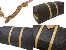 Load image into Gallery viewer, LOUIS VUITTON ルイヴィトン キーポル バンドリエール 50 ボストンバッグ PVC ヌメ革 M41416 美品 中古 4c072799