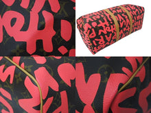 Load image into Gallery viewer, 新品同様 LOUIS VUITTON ルイヴィトン モノグラム グラフティ キーポル50 ボストンバッグ ピンク スプラウス M93698 中古 4c072887