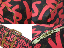 Load image into Gallery viewer, 新品同様 LOUIS VUITTON ルイヴィトン モノグラム グラフティ キーポル50 ボストンバッグ ピンク スプラウス M93698 中古 4c072887