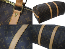 Load image into Gallery viewer, LOUIS VUITTON ルイヴィトン キーポル バンドリエール45 ボストンバッグ M41418 モノグラム ブラウン 美品 中古 4c073111