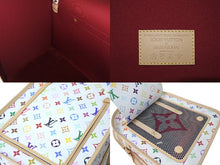 Load image into Gallery viewer, 新品未使用 LOUIS VUITTON ルイヴィトン LV x TM サック・シアン NM M13741 ドッグバッグ モノグラム マルチカラー ホワイト 村上隆 中古 4c073196