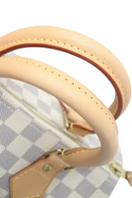 Load image into Gallery viewer, 新品同様 LOUIS VUITTON ルイヴィトン スピーディ25 ハンドバッグ N41371 ダミエアズールキャンバス ホワイト ブラウン 中古 4c073357