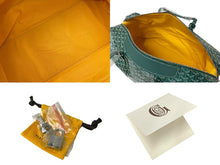 Load image into Gallery viewer, 新品未使用 GOYARD ゴヤール ボーイング 55 ヘリンボーン PVC レザー ボストンバッグ グリーン 2025年 中古 4c073725