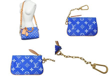 Load image into Gallery viewer, 新品未使用 LOUIS VUITTON ルイヴィトン スピーディ P9 バンドリエール 25 ボストンバッグ M24424 ブルー ホワイト 中古 4c073984