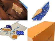 Load image into Gallery viewer, 新品未使用 LOUIS VUITTON ルイヴィトン スピーディ P9 バンドリエール 25 ボストンバッグ M24424 ブルー ホワイト 中古 4c073984