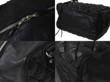 Load image into Gallery viewer, BALENCIAGA バレンシアガ マトラッセ シティ ハンドバッグ ブラック カーフ シルバー金具 ミニボストン 鞄 168031 美品 中古 4c074324