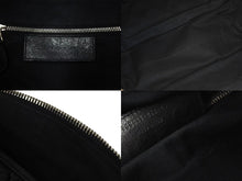 Load image into Gallery viewer, BALENCIAGA バレンシアガ マトラッセ シティ ハンドバッグ ブラック カーフ シルバー金具 ミニボストン 鞄 168031 美品 中古 4c074324