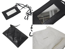 Load image into Gallery viewer, BALENCIAGA バレンシアガ マトラッセ シティ ハンドバッグ ブラック カーフ シルバー金具 ミニボストン 鞄 168031 美品 中古 4c074324