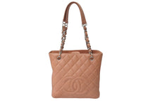 Load image into Gallery viewer, 極美品 CHANEL シャネル マトラッセ PST キャビアスキン サーモンピンク ハンドバッグ A20994 シルバー金具 中古 4c074362