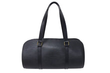 Load image into Gallery viewer, 極美品 LOUIS VUITTON ルイヴィトン エピ スフロ ハンドバッグ レザー ノワール M52222 エピレザー ゴールド金具 中古 4c074407