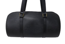 Load image into Gallery viewer, 極美品 LOUIS VUITTON ルイヴィトン エピ スフロ ハンドバッグ レザー ノワール M52222 エピレザー ゴールド金具 中古 4c074407