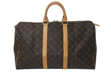 Load image into Gallery viewer, LOUIS VUITTON ルイヴィトン キーポル 40 ボストンバック M41522 モノグラム ブラウン 美品 中古 4c074447