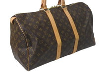 Load image into Gallery viewer, LOUIS VUITTON ルイヴィトン キーポル 40 ボストンバック M41522 モノグラム ブラウン 美品 中古 4c074447