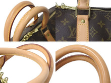Load image into Gallery viewer, LOUIS VUITTON ルイヴィトン キーポル 40 ボストンバック M41522 モノグラム ブラウン 美品 中古 4c074447