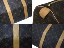 Load image into Gallery viewer, LOUIS VUITTON ルイヴィトン キーポル 40 ボストンバック M41522 モノグラム ブラウン 美品 中古 4c074447