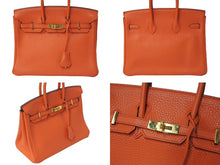 Load image into Gallery viewer, HERMES エルメス バーキン25 ハンドバッグ T刻印 トゴ カプシーヌ ゴールド金具 美品 中古 4c074464