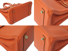 Load image into Gallery viewer, HERMES エルメス バーキン25 ハンドバッグ T刻印 トゴ カプシーヌ ゴールド金具 美品 中古 4c074464