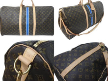 Load image into Gallery viewer, 未使用 LOUIS VUITTON ルイヴィトン キーポル バンドリエール 60 イニシャル HLP ブルー モノグラムキャンバス M41412 中古 4c074528